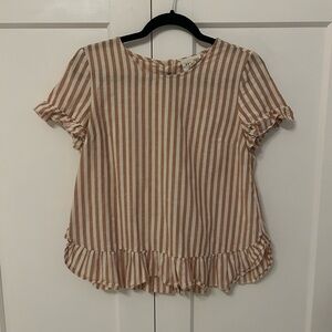 Stripe Sezane top size 36